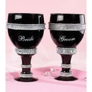  Bride and Groom Party Goblets Toys & Games