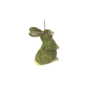  Flat Back Faux Grass Standing Bunny
