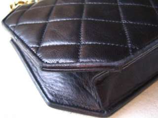 100% AUTH CHANEL QUILTED FLAP LEATHER BAG  