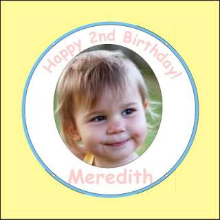 HAPPY 2ND BIRTHDAY PERSONALIZED CUSTOM Cupcake Toppers  