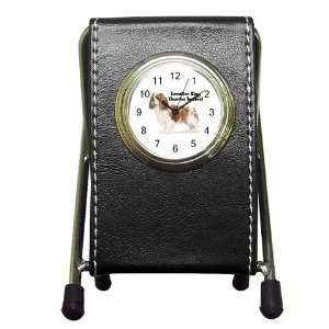 Cavalier King Charles Spaniel Pen Holder Desk Clock