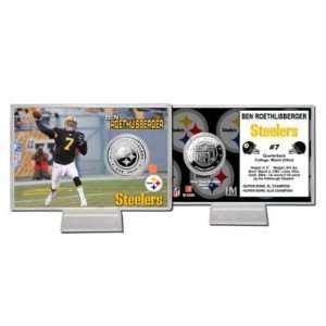  Ben Roethlisberger Silver Coin Card 