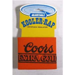  Coors Extra Gold Kooler Rap Can Cooler 