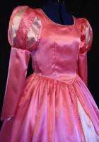 Little Mermaid ARIEL Pink GOWN Costume ADULT SZ  