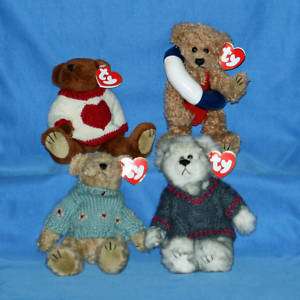 Ty Beanie Baby Attic Treasures Collection   Lot of 4  