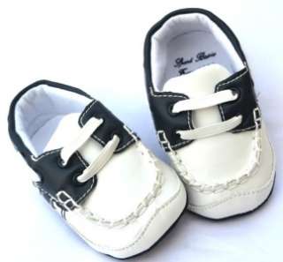 new White blue infant toddler baby boy shoes size 2 3 4  