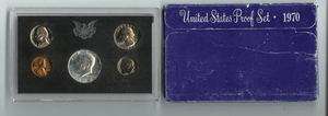 1970 SMALL DATE US MINT PROOF COIN SET  