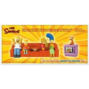   2008 Collectible COUCH A BUNGA 6 Piece Playset (MINT/NEW Burger King