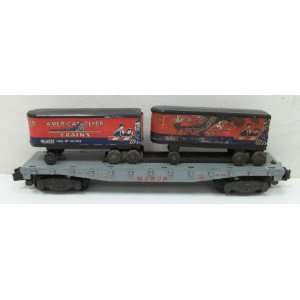  AF 24550 Monon Flatcar with Trailer Load Toys & Games