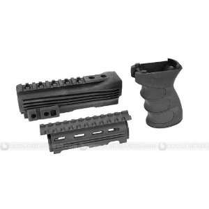  G&P Handguard & Grip for Marui AK47 Series (Black) Sports 