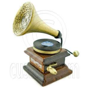 Vintage Music Classical Gramophone Dollhouse Miniature  