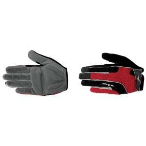  Avenir Urban Gel Long Finger Gloves Large Crimson/Black 