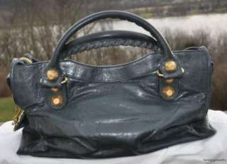 Balenciaga 07 Anthracite GGH City Handbag Chevre Handbag  