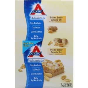  Atkins Advantage  Peanut Butter Granola Bar (12 pack 
