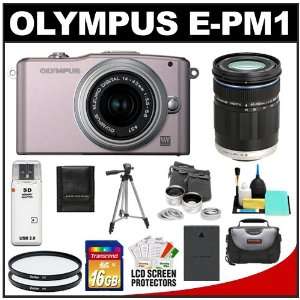 Olympus PEN Mini E PM1 Micro 4/3 12.3 MP Digital Camera & 14 42mm MSC 