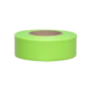   , PVC Film, Taffeta Lime Glo Solid Color Roll Flagging (Pack of 144
