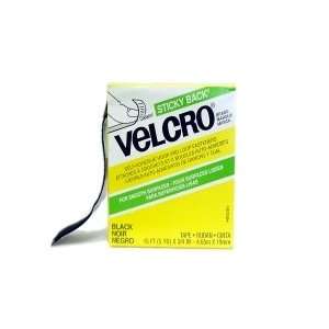 VELCRO brand STICKY BACK Tape 3/4x5 Dispenser Black Pet 