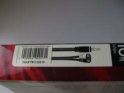 PLANET WAVES 10FT SPEAKER CABLE PW S SDB 10 BANANA/QTR  