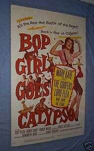 BOP GIRL GOES CALYPSO Judy Tyler Mary Kaye Lord Flea  
