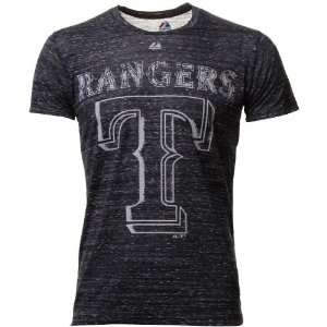  Majestic Texas Rangers Affinity Burnout Premium T shirt 
