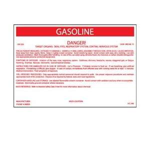 NMC 5x31/4 HAZMAT Container Labels for Gasoline  