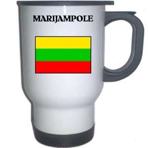  Lithuania   MARIJAMPOLE White Stainless Steel Mug 