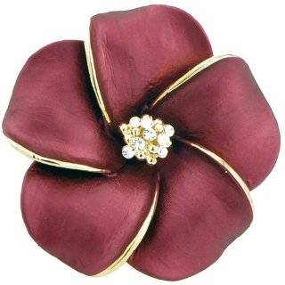   Hibiscus Swarovski Crystal Flower pin brooch and Pendant Jewelry