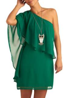 Green Ruffles Dress  Modcloth