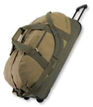 Sunwashed Canvas Rolling Adventure Duffle, Large