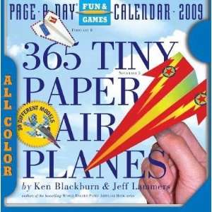  365 Tiny Paper Airplanes Calendar Toys & Games