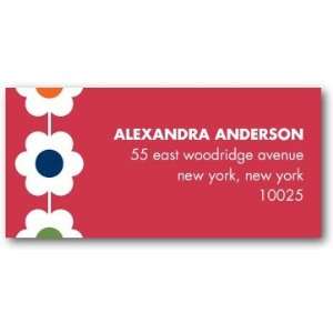  Return Address Labels   Flower Chain By Dwell Office 