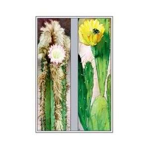  Cactus Flowers 12x18 Giclee on canvas