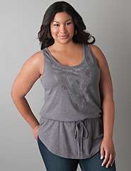   ,entityNameEmbellished peplum tank,productId147840