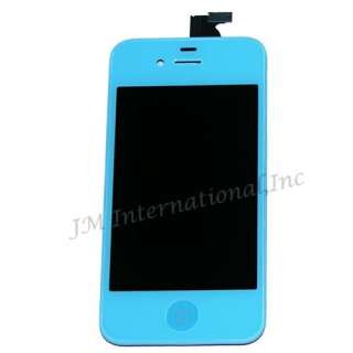 iPhone 4 Blue Color Conversion Kit LCD & Touchscreen Assembly USA 