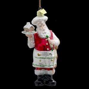   Gingerbread Chef Santa Claus Christmas Ornaments 5