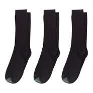 Silvertoe Plus Size Rayon Rib Socks 