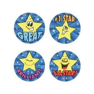   Classpak Stickers Reward Star; 6 Items/Order