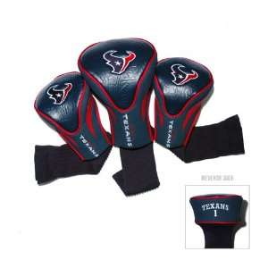 Houston Texans Nfl 3 Pack Contour Fit Headcover  Sports 