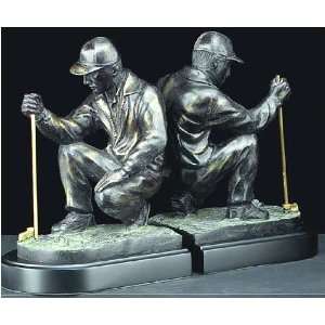  Measuring Golfer Bookends