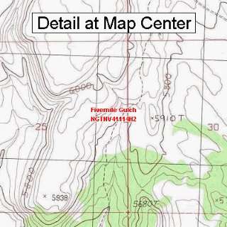   Map   Fivemile Gulch, Nevada (Folded/Waterproof)