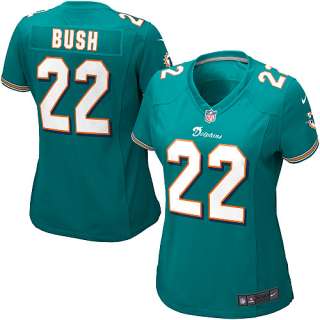   Girls Nike Miami Dolphins Reggie Bush Game Team Color Jersey (7 16