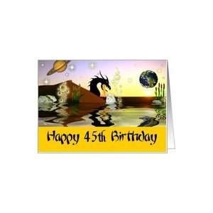  Birthday ~ Age Specific 45th ~ Planet Creature Card Toys & Games
