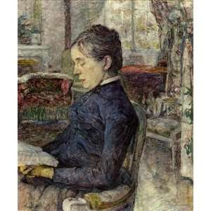   de Toulouse Lautrec in the Salon at Malrome