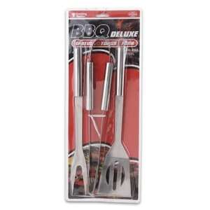 Bbq Tool Set, 3 Piece Stainless Steel Case Pack 36    