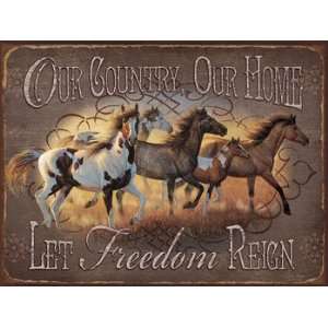  Our Country Metal Sign