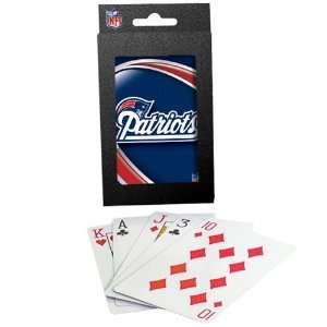  New England Patriots Team Logo Vortex Design Playing Cards 
