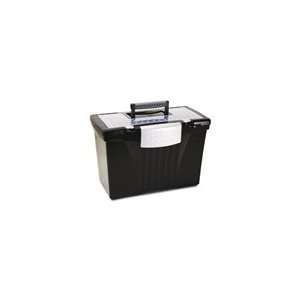  Storex Portable File Box with Organizer Lid Office 
