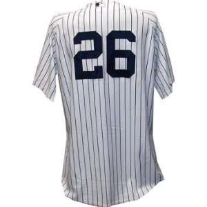   Spring Training Game Used Pinstripe Jersey (Silver Logo) (50) Sports