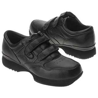 Mens Propet Vista Walker Strap Black Shoes 