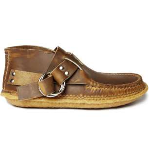  Shoes  Loafers  Loafers  Leather Shoes with Ring 